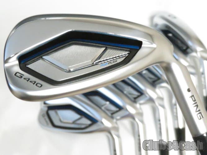PING G440 Irons Black Dot NS PRO Modus3 Tour 115 Stiff 5-P+U +1/2" TALL  MINT