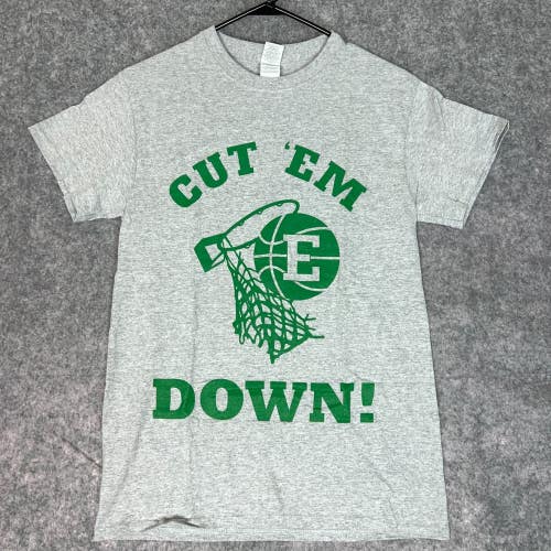 Eastern Michigan Eagles Mens T Shirt Small Gray Green NCAA Basketball Sports