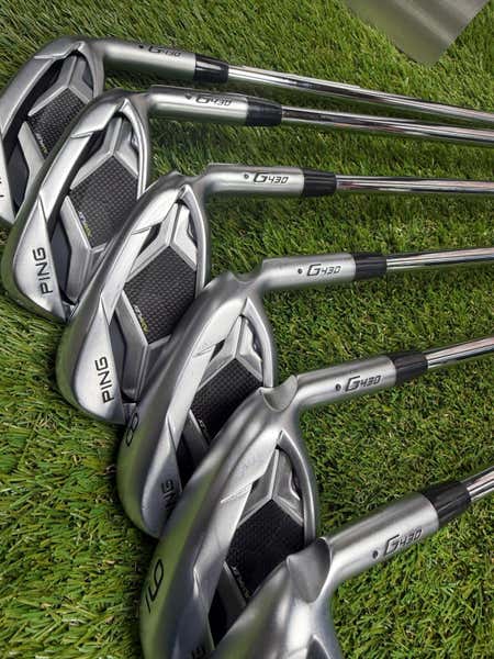PING G430 Black Dot IRON SET 5 -Pw Steel Dynamic Gold 105 Stiff