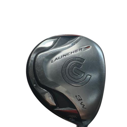 Used Cleveland LAUNCHER Mens Fairway Wood RH Black 3 Wood 11835-S000212522