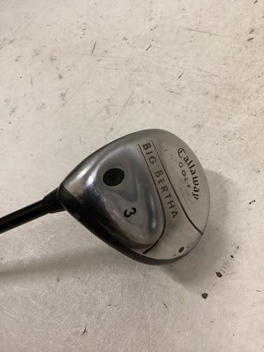 Used Callaway BIG BERTHA 3 WOOD Mens Fairway Wood LH 3 Wood 11725-S000507840
