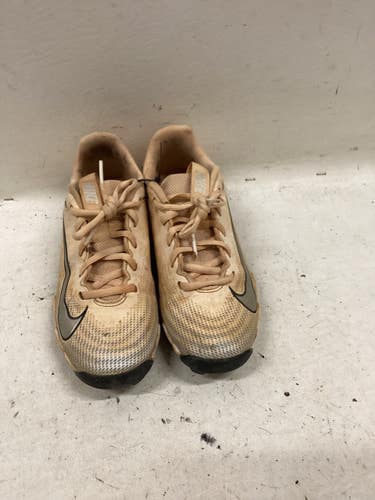 Used Nike VAPOR BB/SB Cleats Grey And White Junior 03.5 11725-S000507923