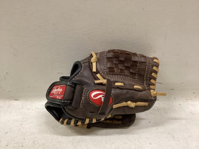 Used Rawlings H100BRNC BB/SB Glove RH Throw Brown 10" 11725-S000507930