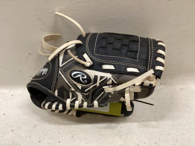 Used Rawlings REM91 BB/SB Glove RH Throw Black And White 9" 11725-S000508636