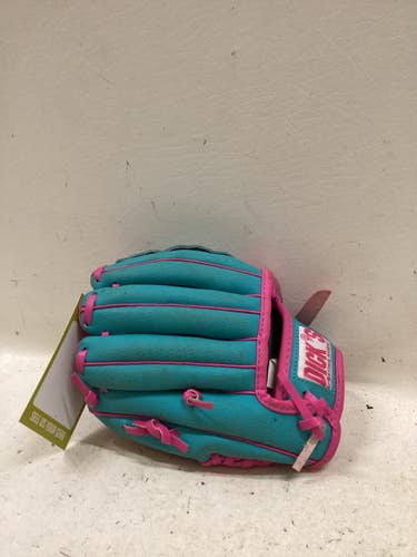 Used DICKS RH Throw Fastpitch Gloves Carolina Blue And Pink 8" 11725-S000506696