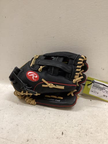 Used Rawlings H115HB BB/SB Glove RH Throw Black 11 1/2" 11725-S000506708