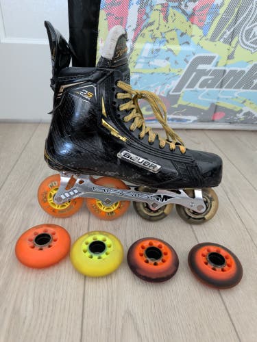 Size 9.5 Bauer Supreme 2S Pro Inline Roller Hockey Skates (Used)