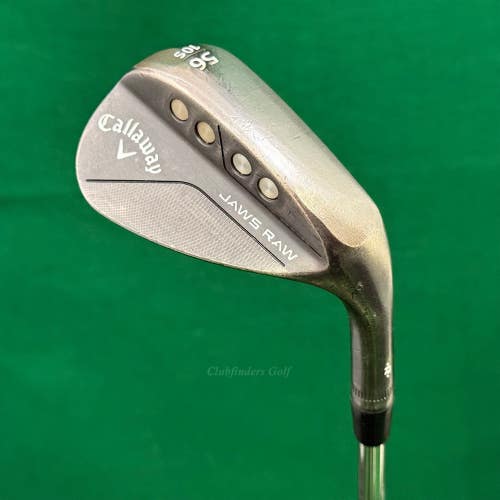 Callaway Jaws Raw Black Plasma 56-10S 56 Sand Wedge Stepped Steel Wedge Flex