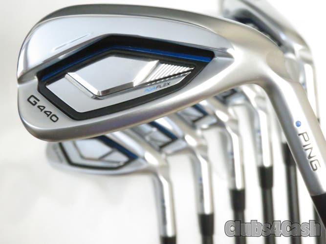 PING G440 Irons Blue Dot Alta CB SR-Flex SENIOR 5-P+U +1/2" TALL  Shop Wear