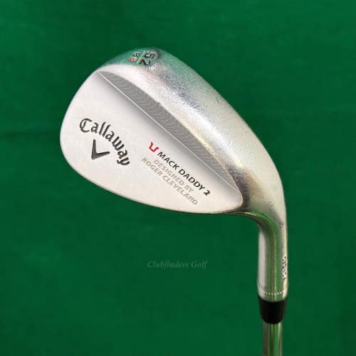 Callaway Mack Daddy 2 Chrome 52-8S 52 Gap Wedge Factory Stepped Steel Regular