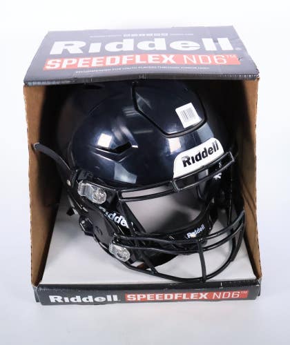 Riddell SpeedFlex ND6 Black Youth Football Helmet Size Youth XL 2026 Read #64