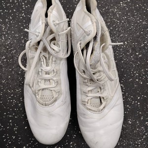 Used Under Armour LAX Cleats Mens White Senior 12 11849-S000044475