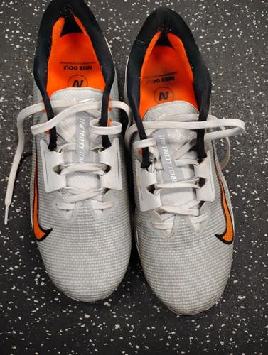 Used Nike Mens Golf Shoes Grey Senior 9.5 11849-S000044463