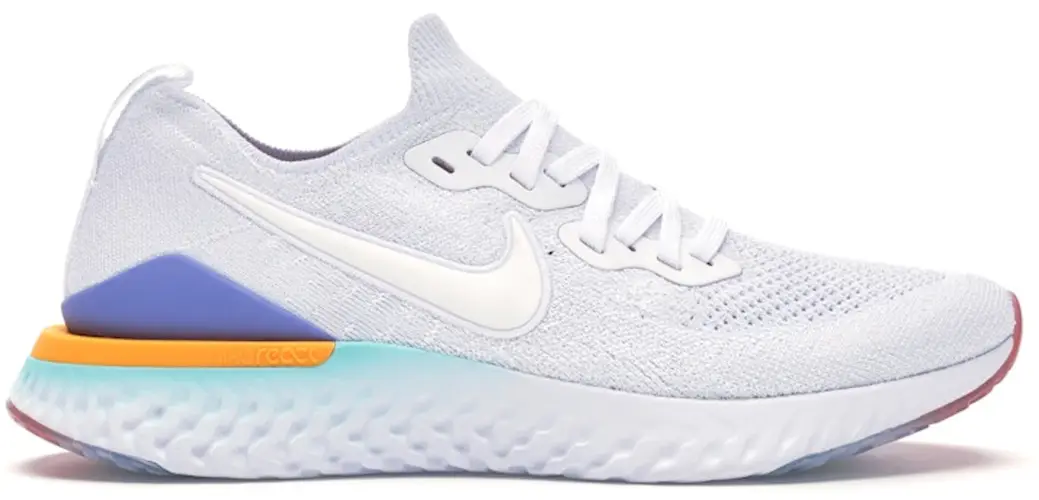 Size 6.5 - Nike Epic React Flyknit 2 White (Women's) BQ8927-104