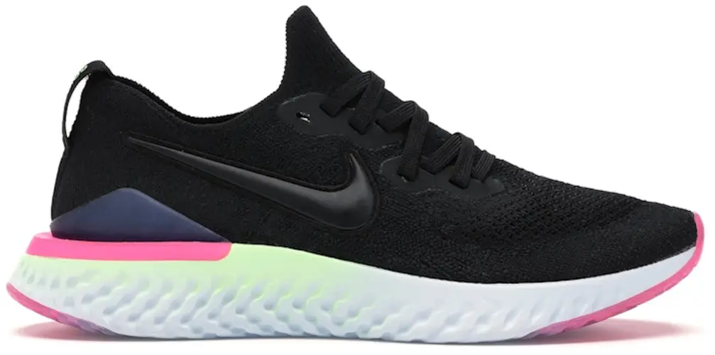 Size 7 - Nike Epic React Flyknit 2 Black Sapphire (Women's) BQ8927-003