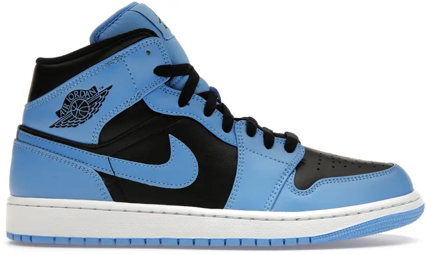 Size 8.5 - Jordan 1 Mid University Blue Black DQ8426-401