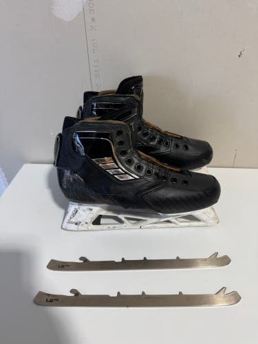True Custom Pro Hockey Goalie Skates Pro Stock 8 (Used)