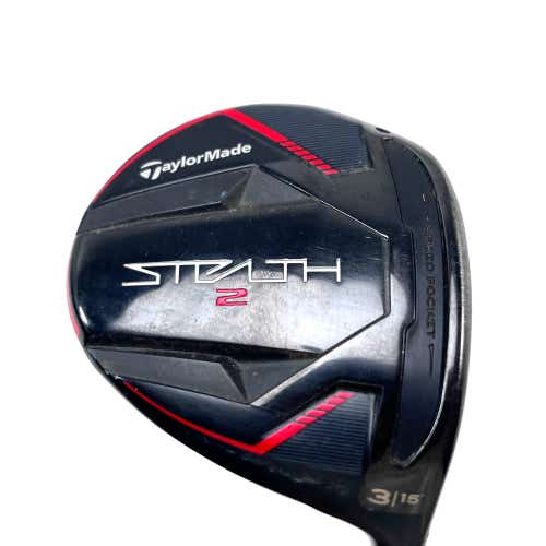 TaylorMade Stealth 2 3 Fairway Wood 15* Fujikura Ventus Red TR 6-S 60g Stiff RH
