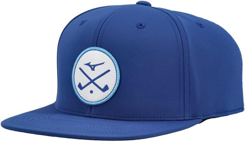NEW Mizuno Crossed Clubs Royal Blue Adjustable Snapback Golf Hat/Cap