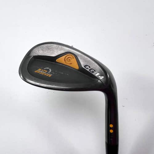Cleveland CG14 Gunmetal Gap Wedge GW 52* 10 Bounce Traction Wedge Steel Mens RH