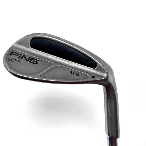 Ping MB Gap Wedge GW 52* Black Dot True Temper Dynamic Gold Wedge Steel Mens RH