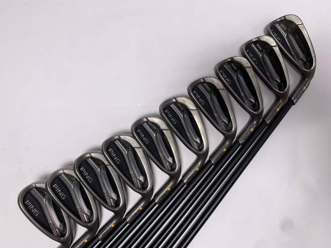 Ping G25 Iron Set 3-PW+GW+SW Yellow Dot 1.5* Up TFC 189 Regular Graphite Mens RH