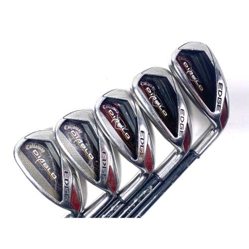Callaway Diablo Edge Iron Set 6-PW 75g Stiff Graphite Mens RH