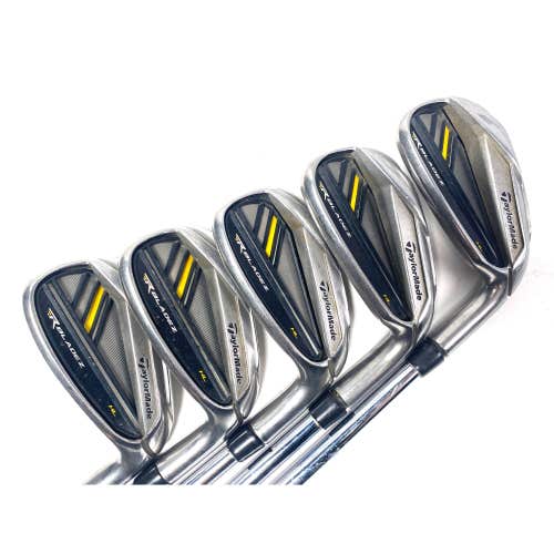 TaylorMade RocketBladez HL Iron Set 6-PW KBS $-Taper 120 Stiff Steel Mens RH