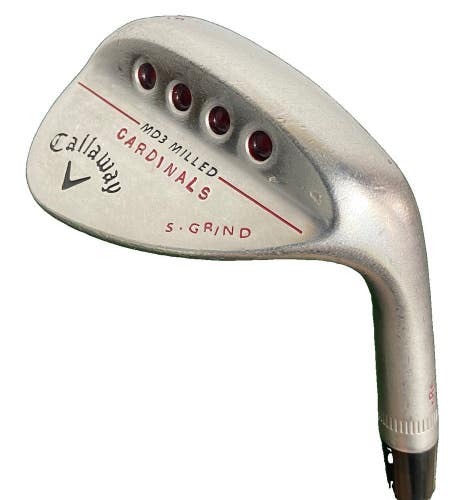 Callaway MD3 Milled "Cardinals" Stamp Sand Wedge 56*10 S-Grind RH Steel 35.25"