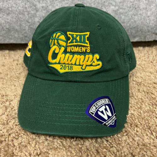 Baylor Bears Mens Hat One Size Green Gold NCAA Basketball Champions Big 12 Cap