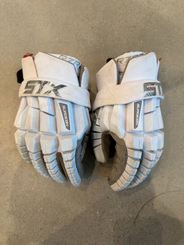 Large STX Surgeon RZR2 Lacrosse Gloves (Used)