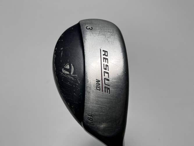 TaylorMade Rescue Mid 3 Hybrid 19* Stiff Graphite Mens RH