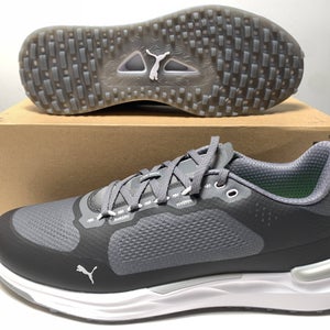 Puma IGNITE Elevate X Waterproof Golf Shoes Gray Men's SZ 10 (310221 08) NIB