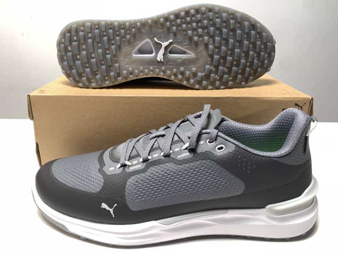 Puma IGNITE Elevate X Waterproof Golf Shoes Gray Men's SZ 12.5 (310221 08) NIB