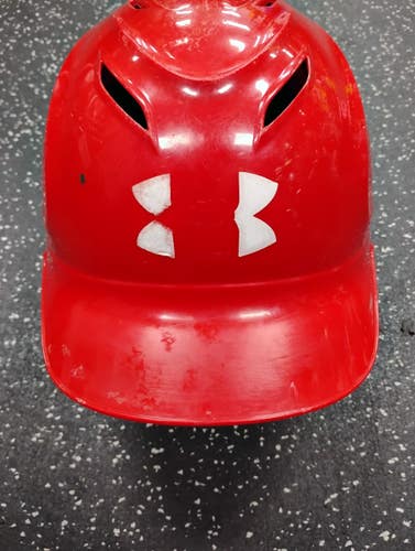 Used Under Armour UABH100 Batting Helmet No Mask Red S/M 11849-S000044505