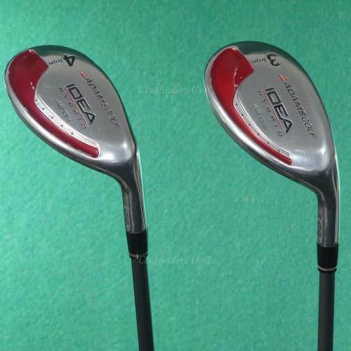 Adams Idea a2 OS Hybrid 3 & 4 Irons Factory Grafalloy Graphite Regular SET OF 2
