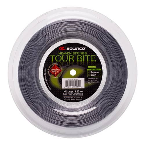 Solinco Tour Bite Diamond Rough Tennis String Reel 656 ft / 200 m Textured