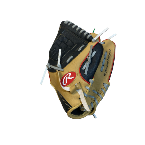 Used Rawlings WPL10CBSG BB/SB Glove RH Throw Tan 10" 11706-S000386955