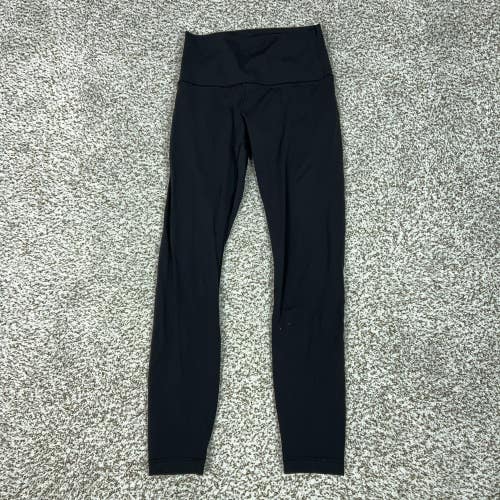 Lululemon Pants Womens 4 Black High Rise Leggings Wunder Under Workout Athletic