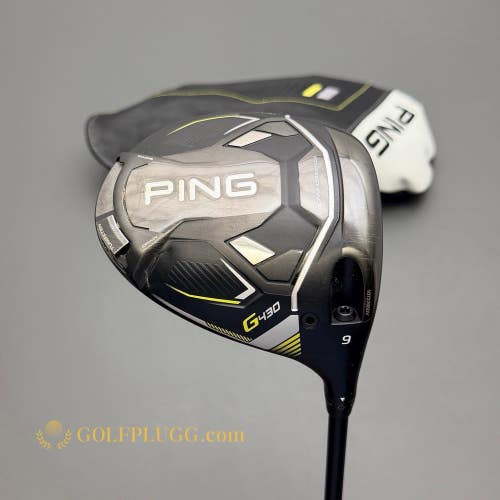 9 Driver- Ping G430 Max w/ Headcover / Alta CB, Stiff (3477)
