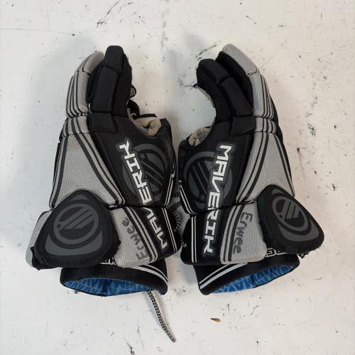 Maverik Charger Lacrosse Gloves, Black, Medium 12"
