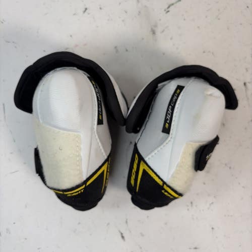 CCM Tacks 9060 Hockey Elbow Pads, White, Junior Medium