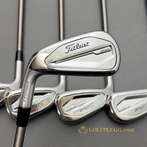 Left-Handed Titleist T350 Iron Set 6-GW / Steelfiber Graphite, Regular (7)