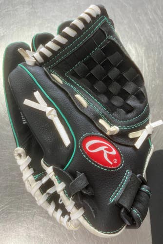 Used Rawlings FASTPITCH LH Throw Fastpitch Gloves Black 11 1/2" 11497-S000161671