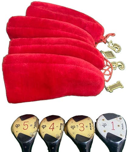 RAM Senator Wood Set 1w,3w,4w,5w RH Men's Dynalite Regular Steel Nice Grips HC's
