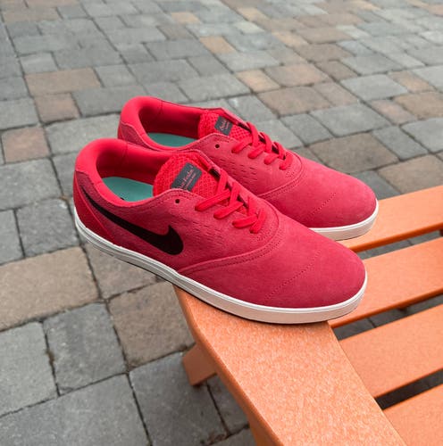 Men’s Nike SB Eric Koston 2 Lunarlon Skateboard Shoes - Light Crimson US Size 10
