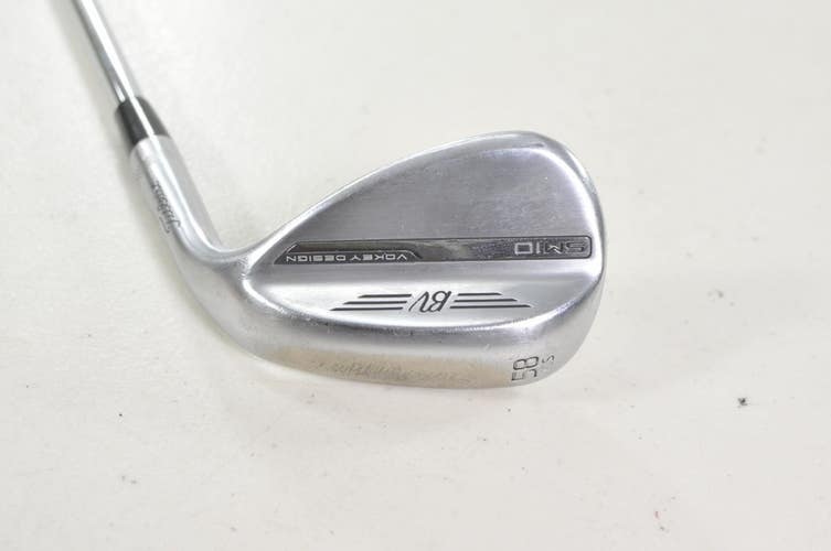 Titleist Vokey SM10 Tour Chrome 58*-10S Wedge Right BV Wedge Flex Steel # 220568