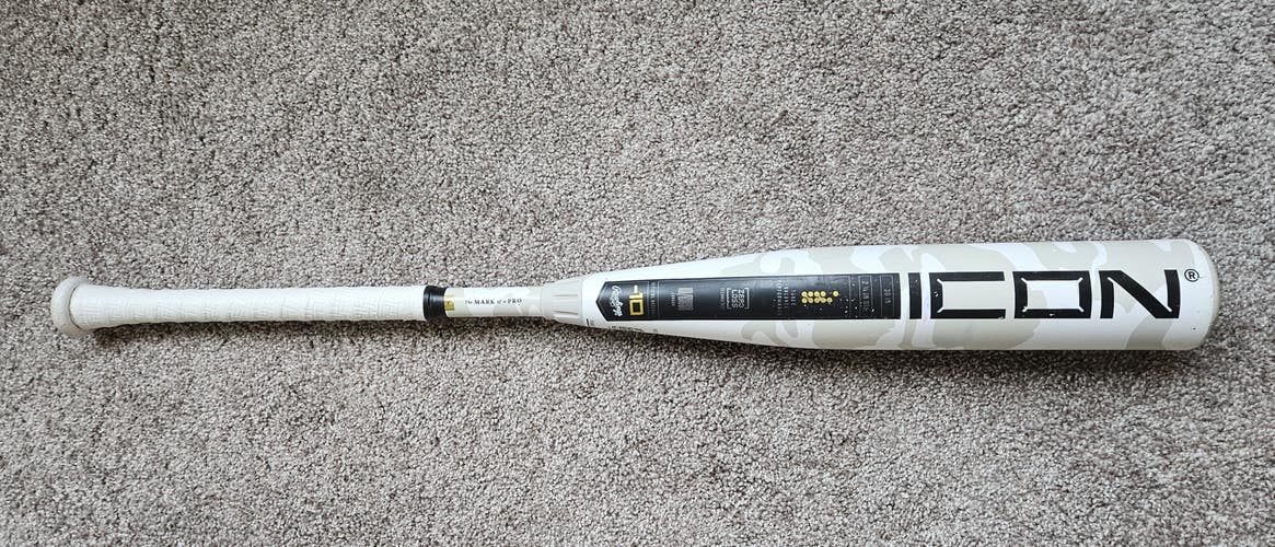 2025 Rawlings Icon Composite USSSA Certified Bat (-10) 20 oz 30" (Used)