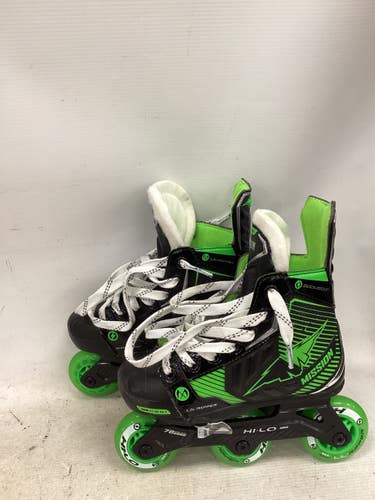 Used Mission LIL RIPPER Roller Hockey Skates Orange Adjustable 11851-S000052367