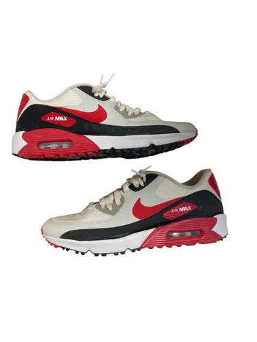 Used Nike AIR MAX Mens Golf Shoes White Senior 10 11873-S000248870